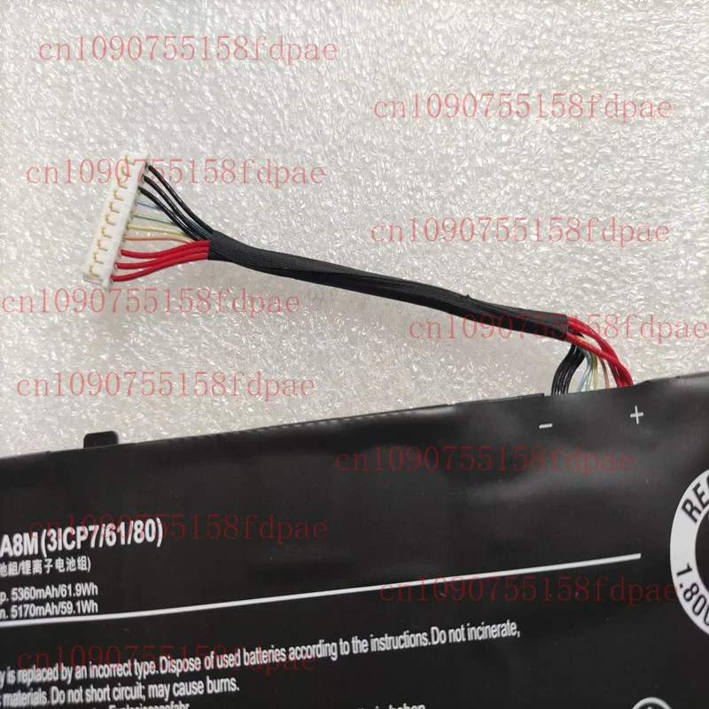 New AC17A8M Laptop Battery For Acer Spin 3 SP314-52 TMX30 TMX40-51-MG TMX40-51N1811 TravelMate X3410-M X3410-MG X40-51 Notebook - view 4