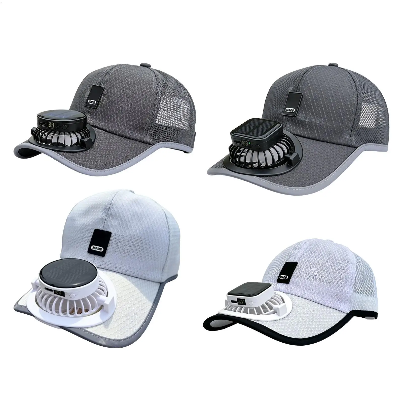 

Солнечная шляпа-вентилятор с USB-зарядкой, охлаждающая кепка с широкими полями и вентилятором для активного отдыха, пляжа, кемпинга, походов, гольфа, садоводства