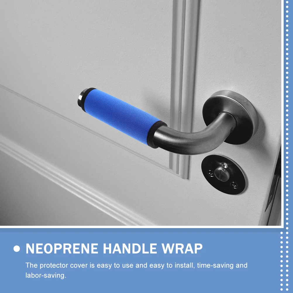 2Pcs Luggage Handle Wraps Neoprene Material Anti-Slip Grip Cover for Suitcase Handle Protection Travel Essential Accessory