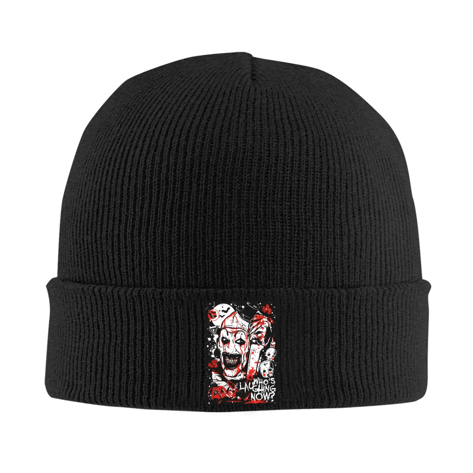 T-Terrifiers Halloween Skullies Beanies Caps Hip Hop Winter Warm Men Women Knitting Hat Adult Unisex Movie Bonnet Hat