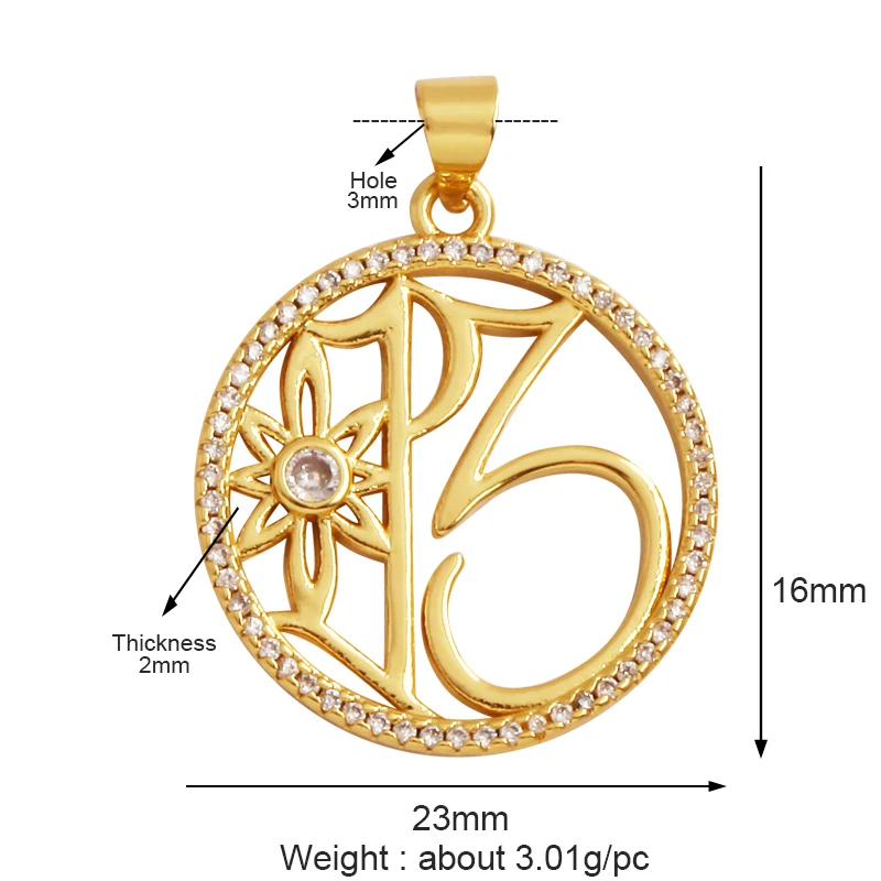 Cowboystiefel Sport Baseball Hantel Yoga Herren Zirkonia gepflasterter Stoff Charm Anhänger, 18K Gold Halskette Handwerk Schmuck Versorgung L99 – Detail 28