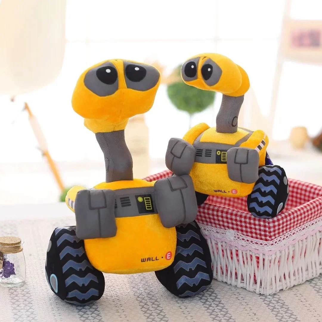 جميل WALL-E ألعاب من نسيج مخملي الكرتون حية روبوت Plushies محشوة فيلم أنيمي دمية رمي وسادة أريكة سرير ديكور المنزل هدايا عيد الميلاد #1