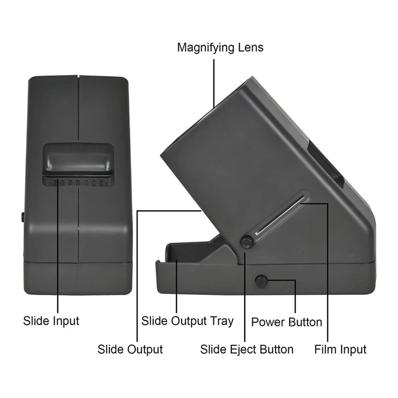 35Mm Slide Viewer, 3X Magnification, USB Powered/Battery Operation-For 35Mm Daylight Film Slide And Negative Viewer