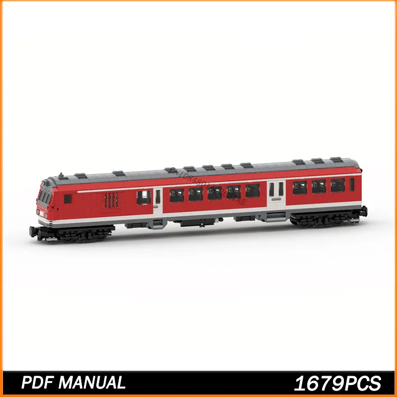 

MOC Train series DB Regio Control Car "Bnrdzf 463.0" (8w) Building Block Assembly Puzzle Education Boys' Toys Particle DIY Gifts