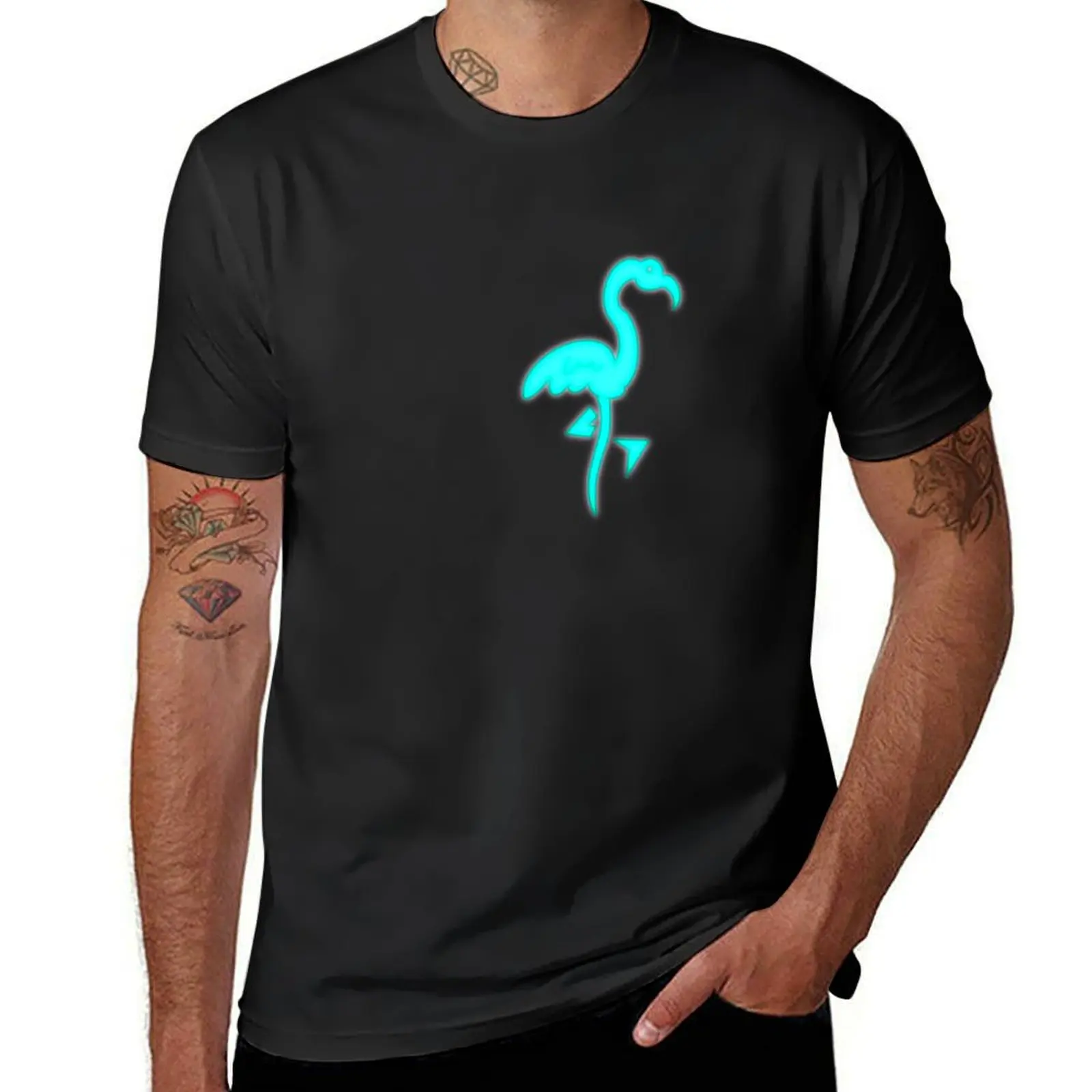 

Flamingo Lamp T-Shirt new edition plain plus sizes korean fashion mens t shirts