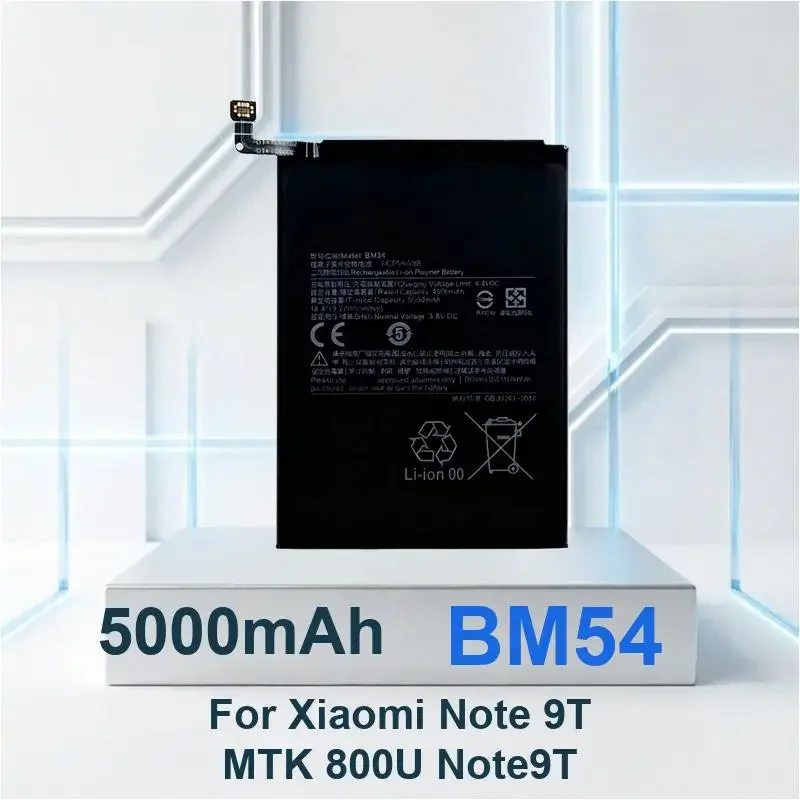 Battery For Xiaomi Note 9T MTK 800U Note9T Redmi K20 Pro Mi K20pro 13C POCO M6 5G C65 13 9 9pro 12 Exploration Edition 4 Prime