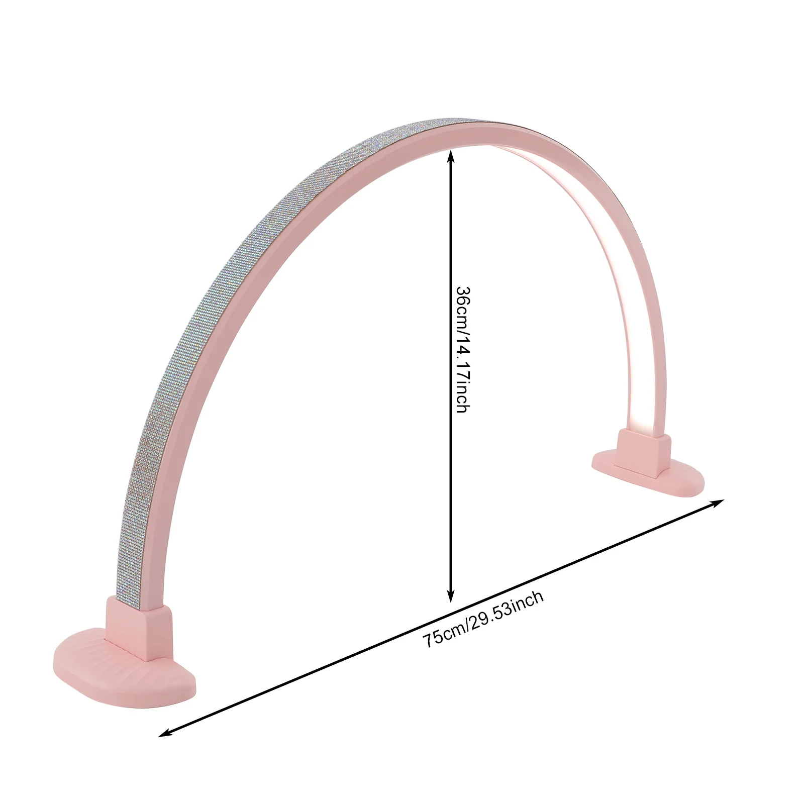 Tischleuchte für Nagelschreibtisch, Nagelschreibtischlampe, LED-Maniküre-Schreibtischlampe, einstellbare Helligkeit, Nageltischlampe