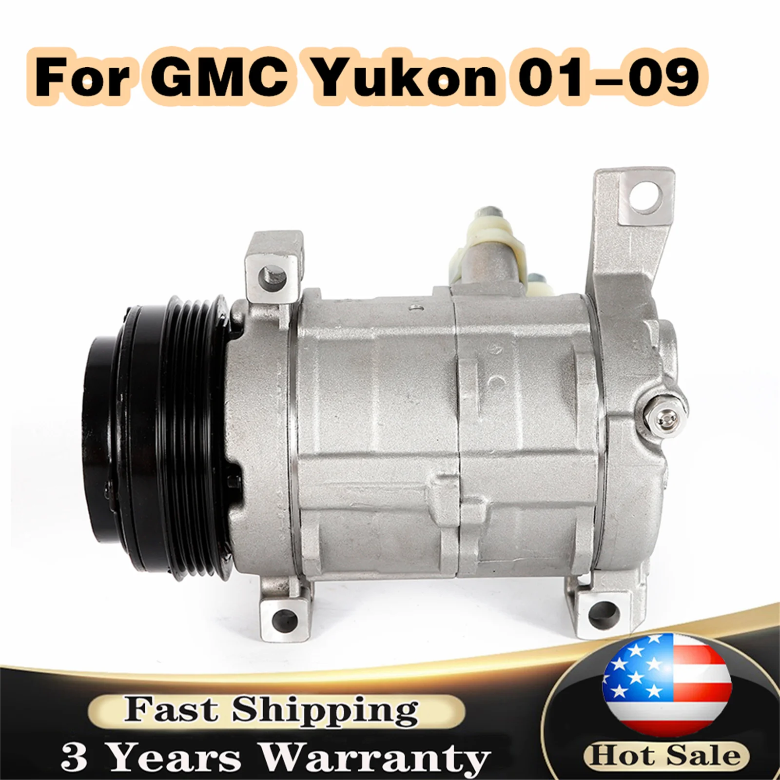 

Компрессор кондиционера 6.0L 5.3L 4.8L, подходит для GMC Yukon 2001 2002 2003-2007 2008 2009