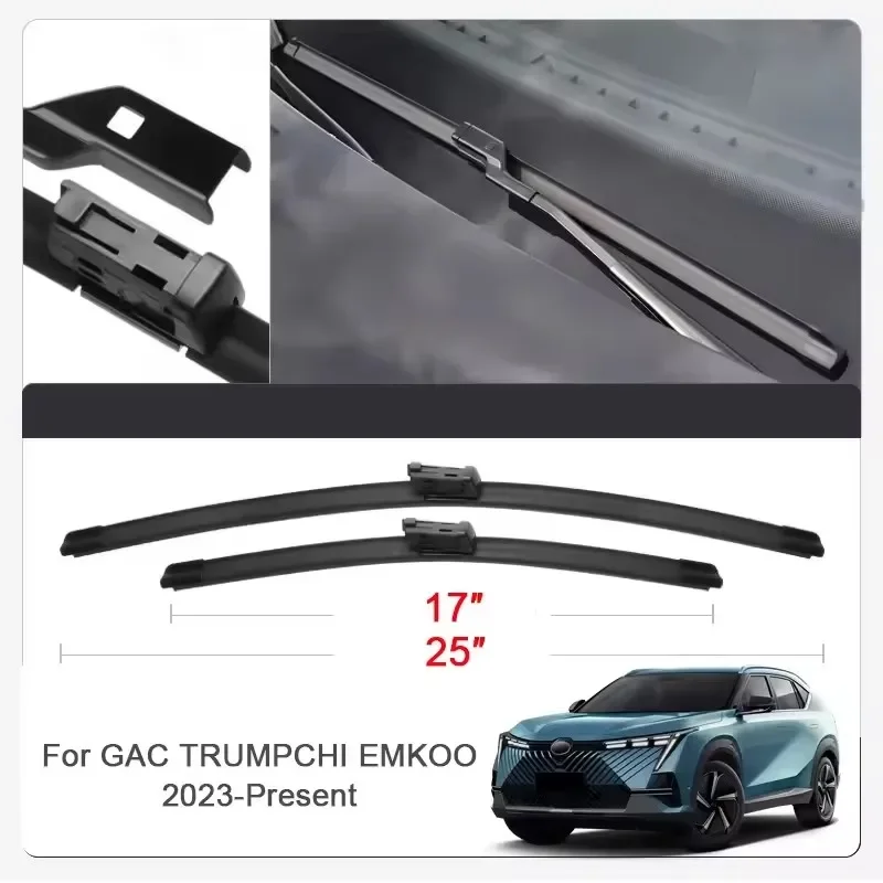

2PCS Car Wiper Blades for TRUMPCHI EMKOO EMPOW EMZOOM JOURNEY M8 Front Windscreen Windshield Double Rubber Car Accessories