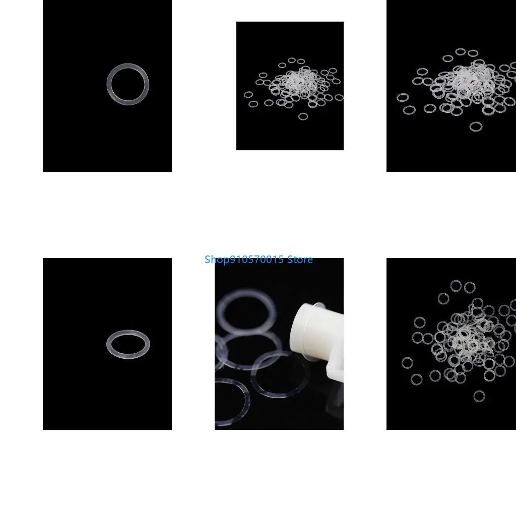 B95C Silicone 120PCS 40A Clear Universal O-Ring Switch Dampeners Keycap Sealing