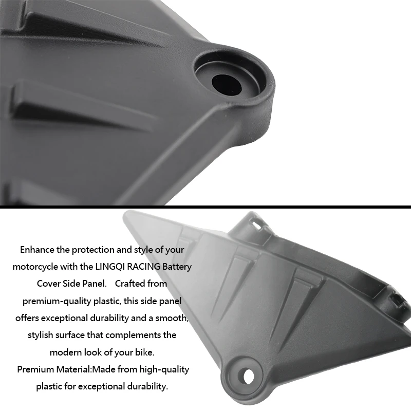 

ONLEEYPP Motorcycle Parts Mudguard Black Frame Support Bracket Bottom Skid Plate Trim Cover For For SURRON Electric Ultra Bee