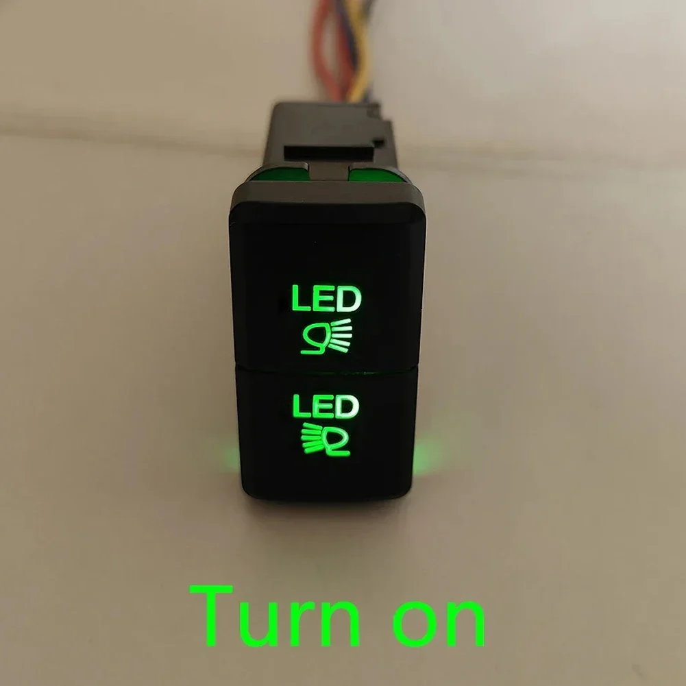 

Car Light Switch Button Car Accessories PP Automobiles Black Car Fog Light Switch 39*21*60mm High Quality 1pcs