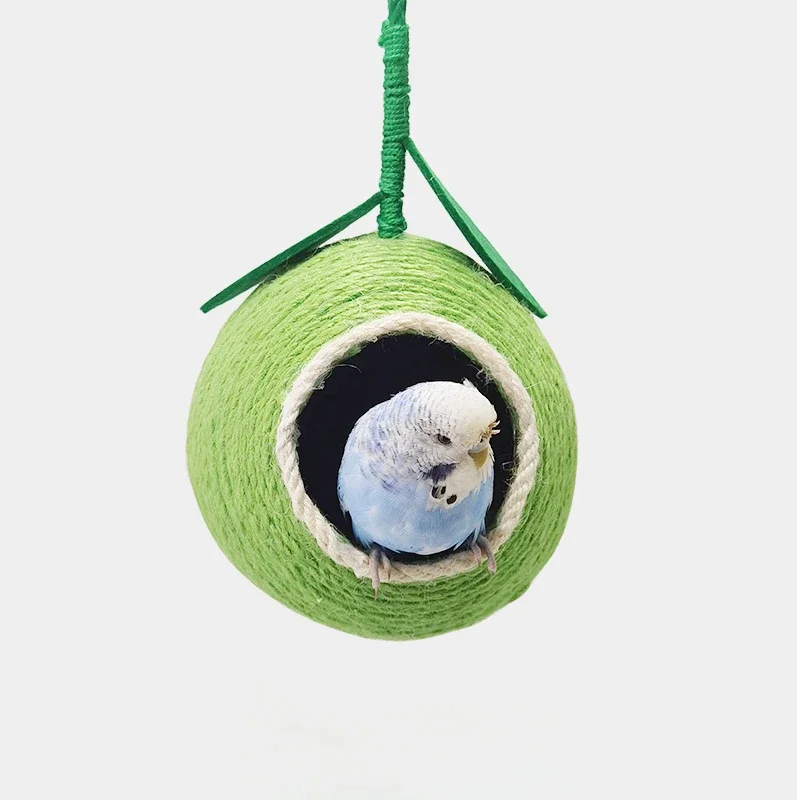 

Habitat Hut Bird Cages Nest Backpack Garden Bed Toys Bird Cages Mini Feeder Window Canarios Accesorios Bird Supplies