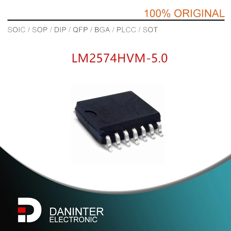 5Pcs/Lot   LM2574HVM-5.0 LM2574HVM LM2574M LM2574M-5.0 SOP14