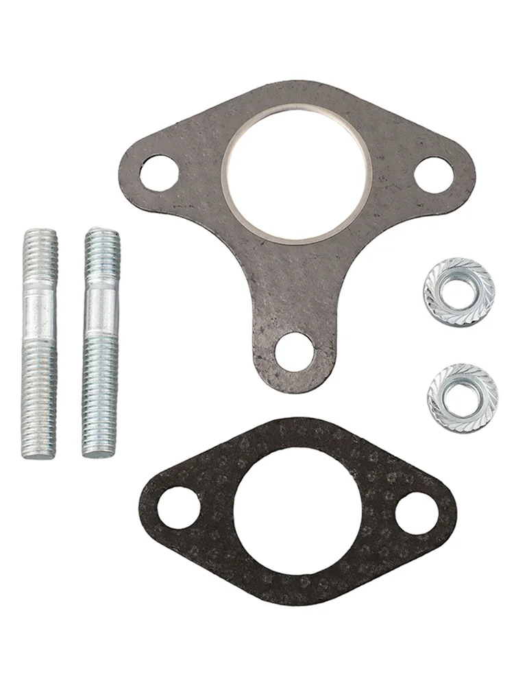 Chainsaw Muffler GX390 Gasket Set Exhaust Gasket Set 2-hole Muffler Gasket Bolt And Nut Set Easy Installation Metal Material