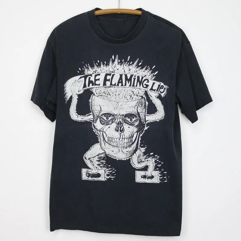 The Flaming Lips Evil VTG Black Unisex S-5XL T-Shirt 1F527