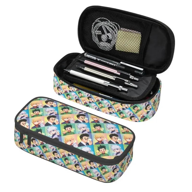 Individuelle HXH Anime Kawaii Federmäppchen für Mädchen und Jungen, große Federtaschen, Schulbedarf