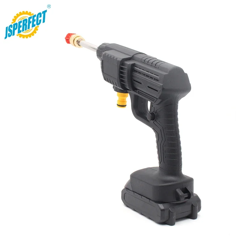 JSPERFECT rechargeable auto suction spray water gun high pressure cordless car washer