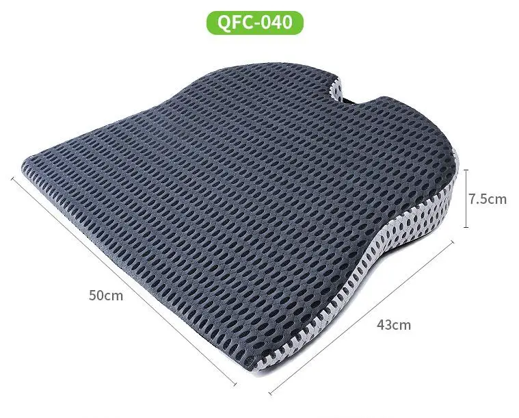 Car Wedge Seat Cushion for Car Driver Seat Office Chair Wheelchairs Memory Foam Seat Cushion-Orthopedic Support and Pain Relief