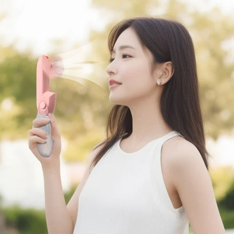 مروحة محمولة USB مروحة صغيرة محمولة قابلة للطي قابلة للشحن نوع-c شحن مروحة جيب شخصية للخارجية 3 سرعات مروحة مكتب صغيرة