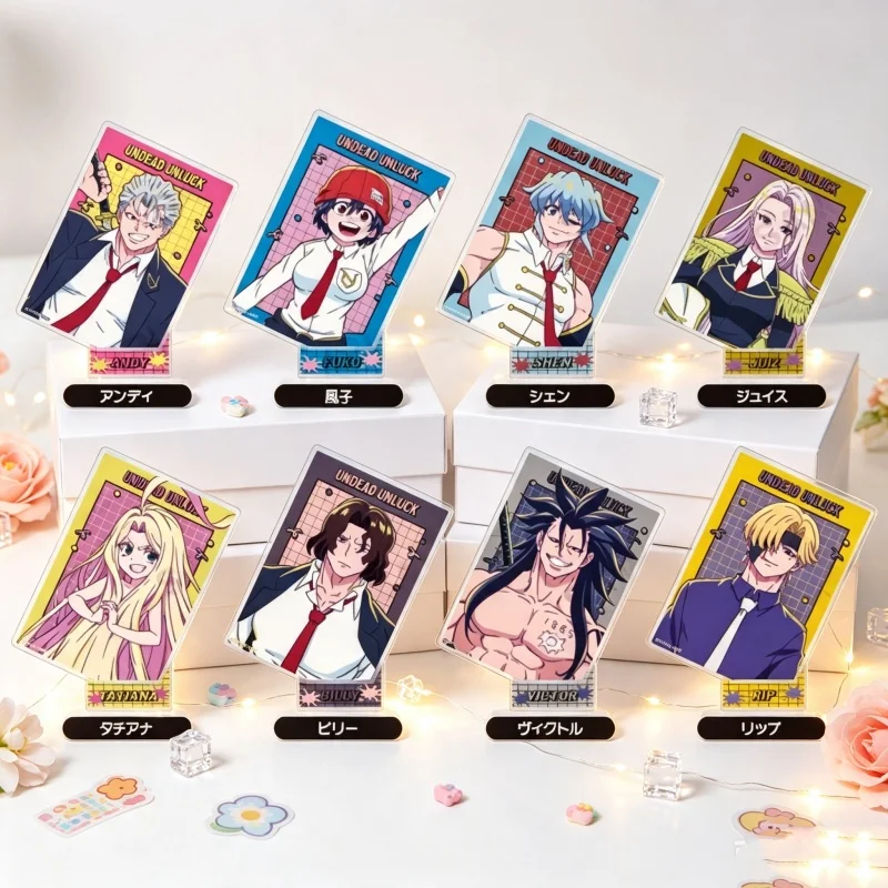 Llavero de Anime Muy Popular, Figura de Acrílico de Undead Unluck, Adorno de Escritorio de Fuko Izumo, Regalo para Fans, 10cm