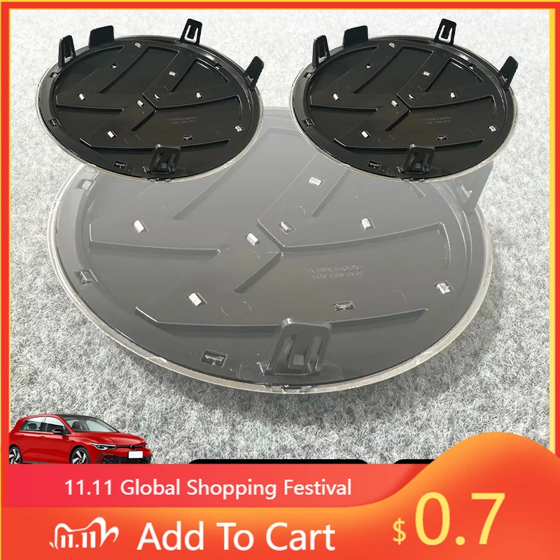 

For Volkswagen VW Interior Stickers Key Case Replacement 140mm 110mm Car Front Badge Rear Trunk Emblem Car Styling Logo For Golf