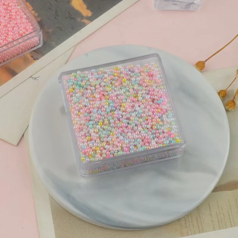

1.8mm 10000pcs/lot Non-porous Solid Color AB Color Millet Round Beads Candy Color Colorful Rice Beads Macaron Loose Beads