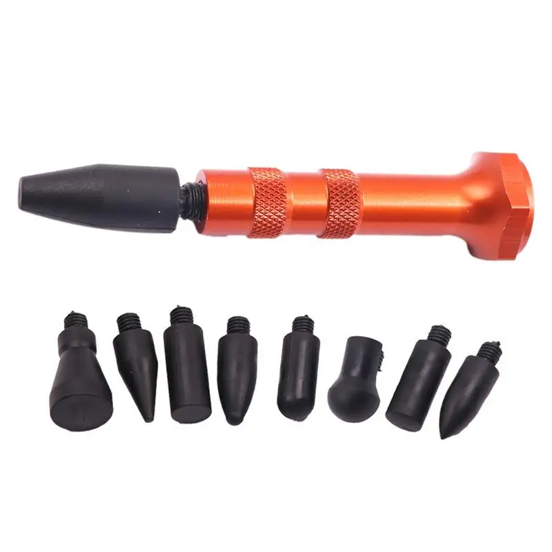 

Dent Removal Pen Small Dent Kit For Cars With 9 Tips Shapes Tap Down Tools Wear-resisting Car Damage Repair Equipements