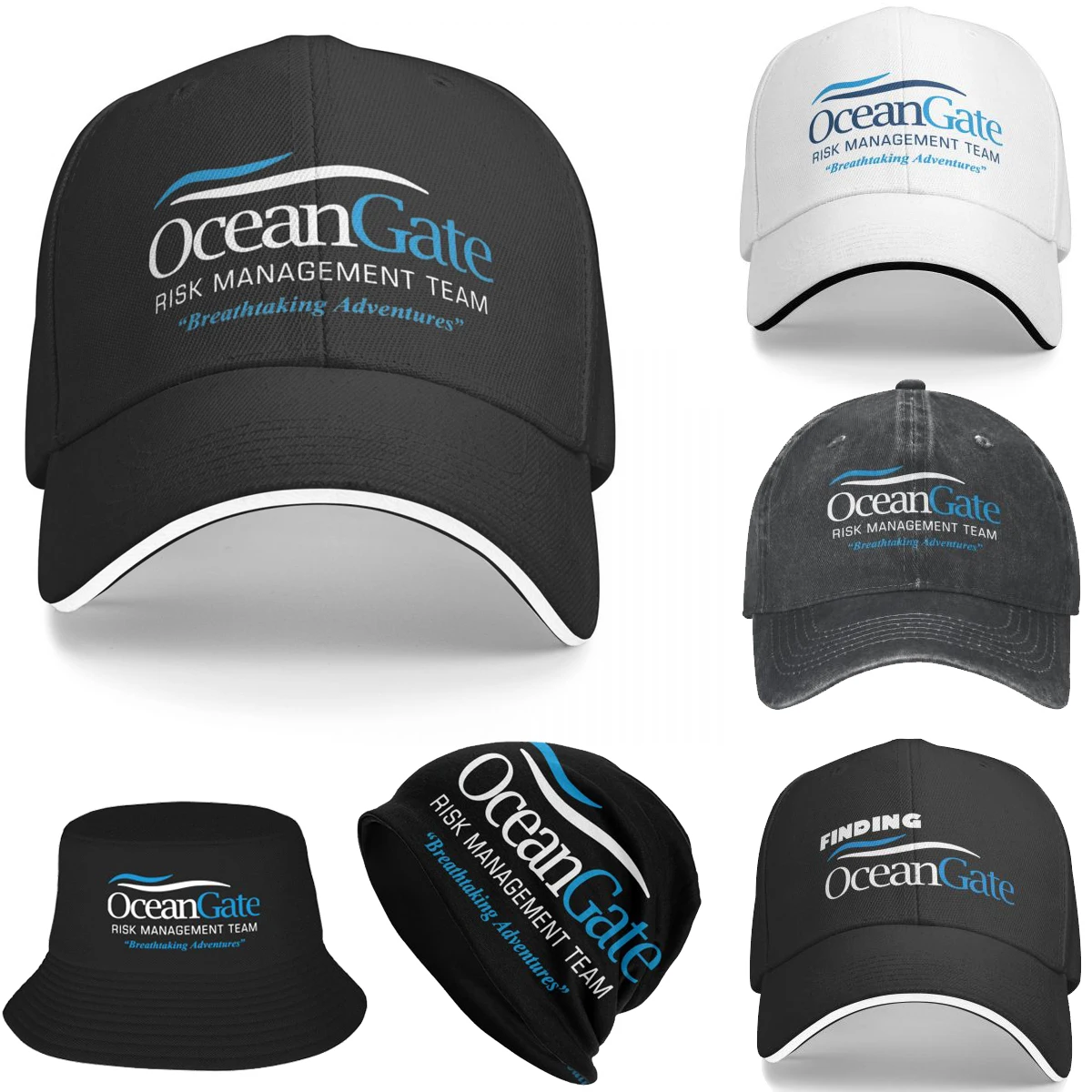 Summer OceanGate Risk Management Baseball Cap Unisex Breathtaking Adventures Daily Running Golf Caps Hat