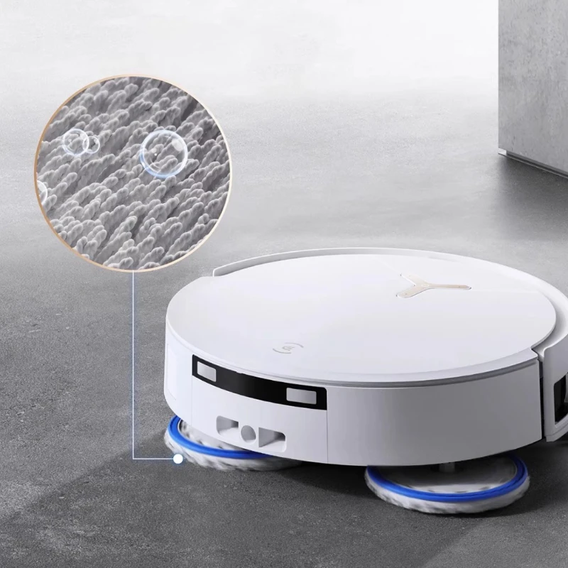 ECOVACS-Robô De Limpeza De Chão, T50 MAX, uma Sucção Global Universal de 18500Pa, Decking e Esfregando
