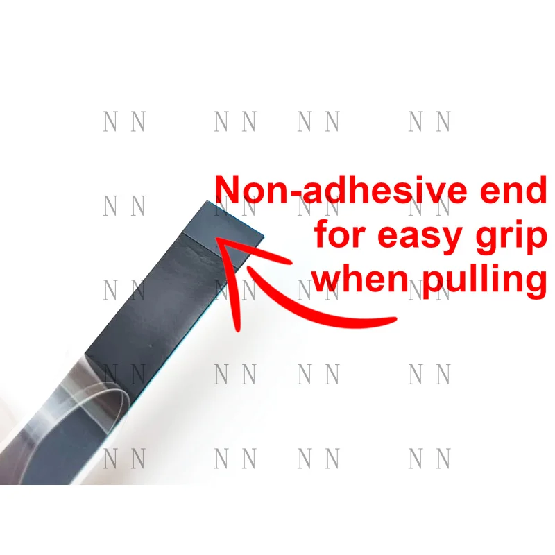 YUZG   10 Pairs Pull tabs stretch release adhesive strips for LCD screen