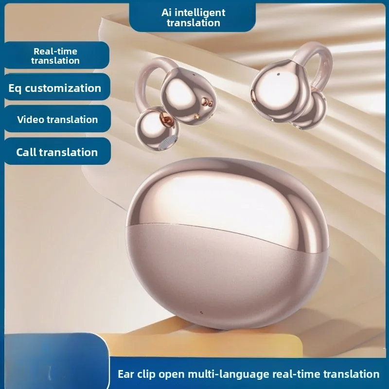 

FOR M110 intelligent AI translation headset OWS ear clip type not in the ear, long-term wear is not painful Bluetooth headset