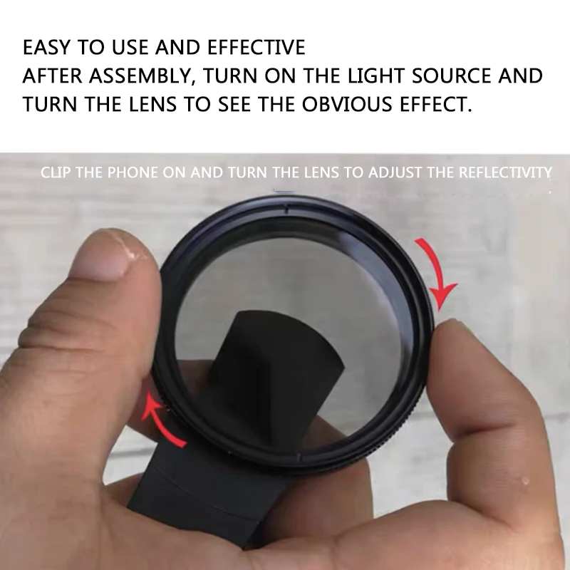 Mobile Phone Cpl Polarized Lens Filter Water Surface Reflection Filter Universal Slr Camera Polarized Lens Universal Lens