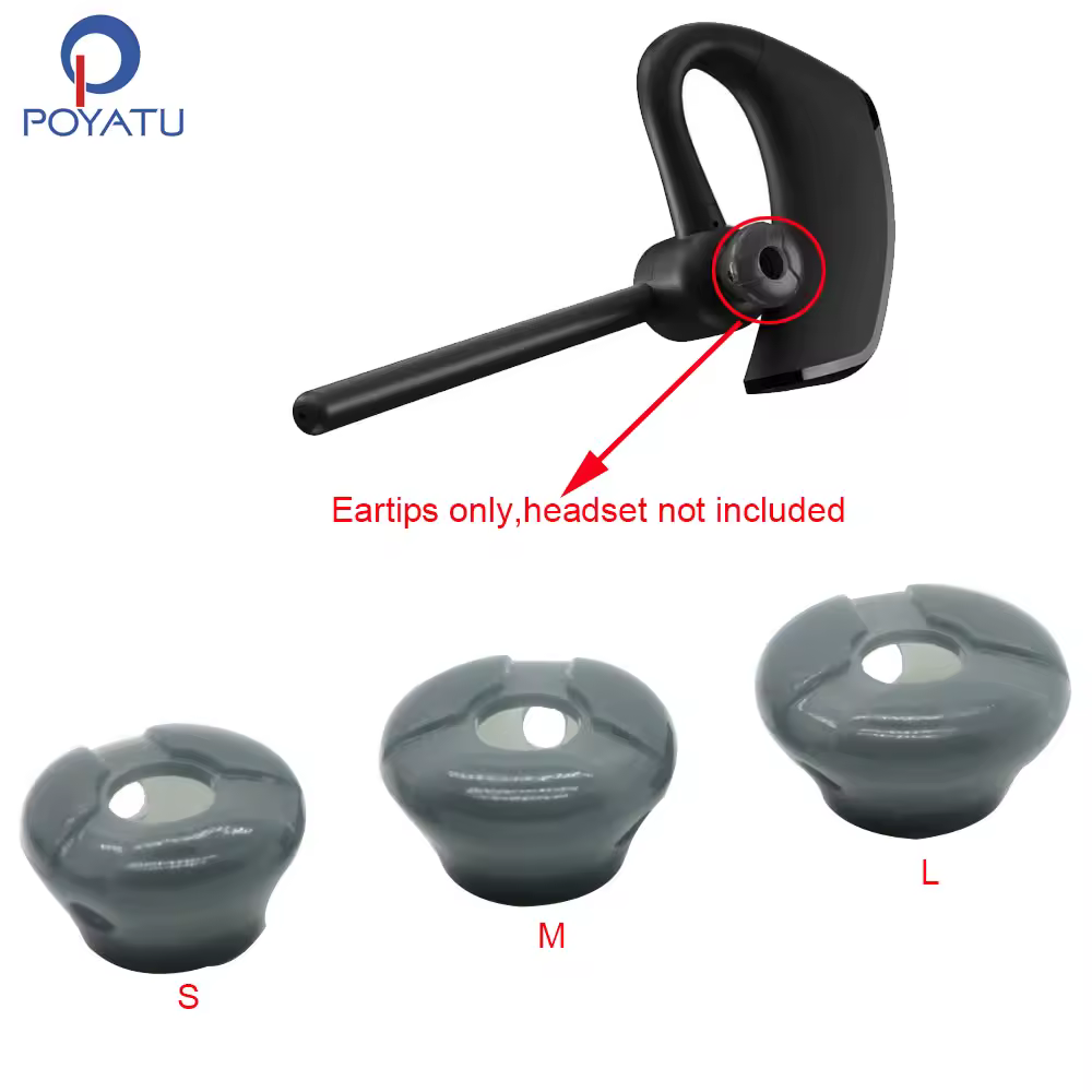 POYATU Talk65 Eartips Earbuds Silicone for Jabra Talk 65  Mono Eargels Earcup Ear Tips Buds Replacement Ear Sleeves