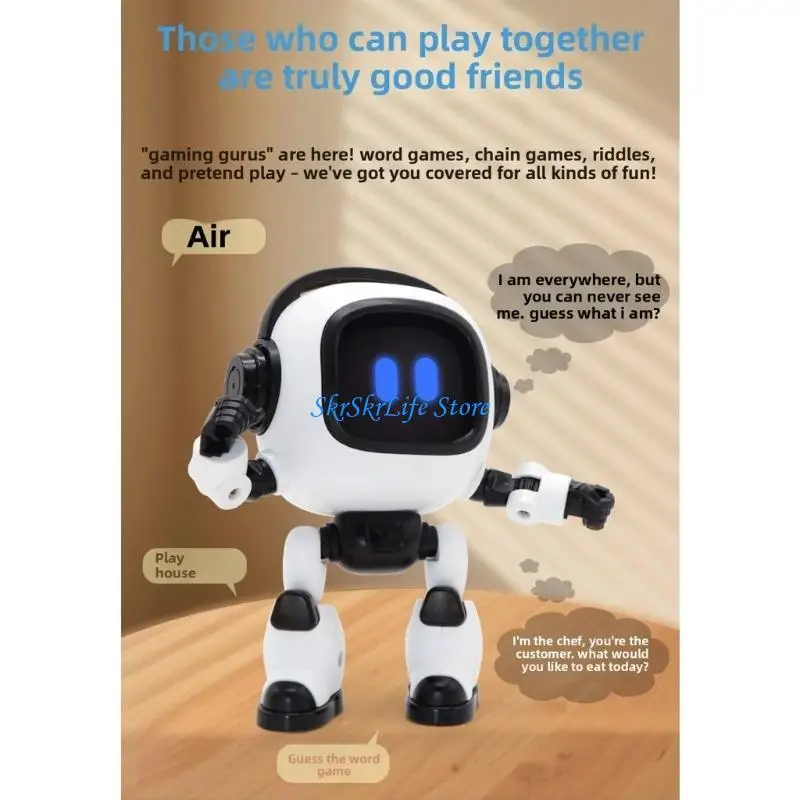 E65E Interactive AI Toy Robot Child Friendly Device Designs for Child Engagement Offering Math Science Language Lessons