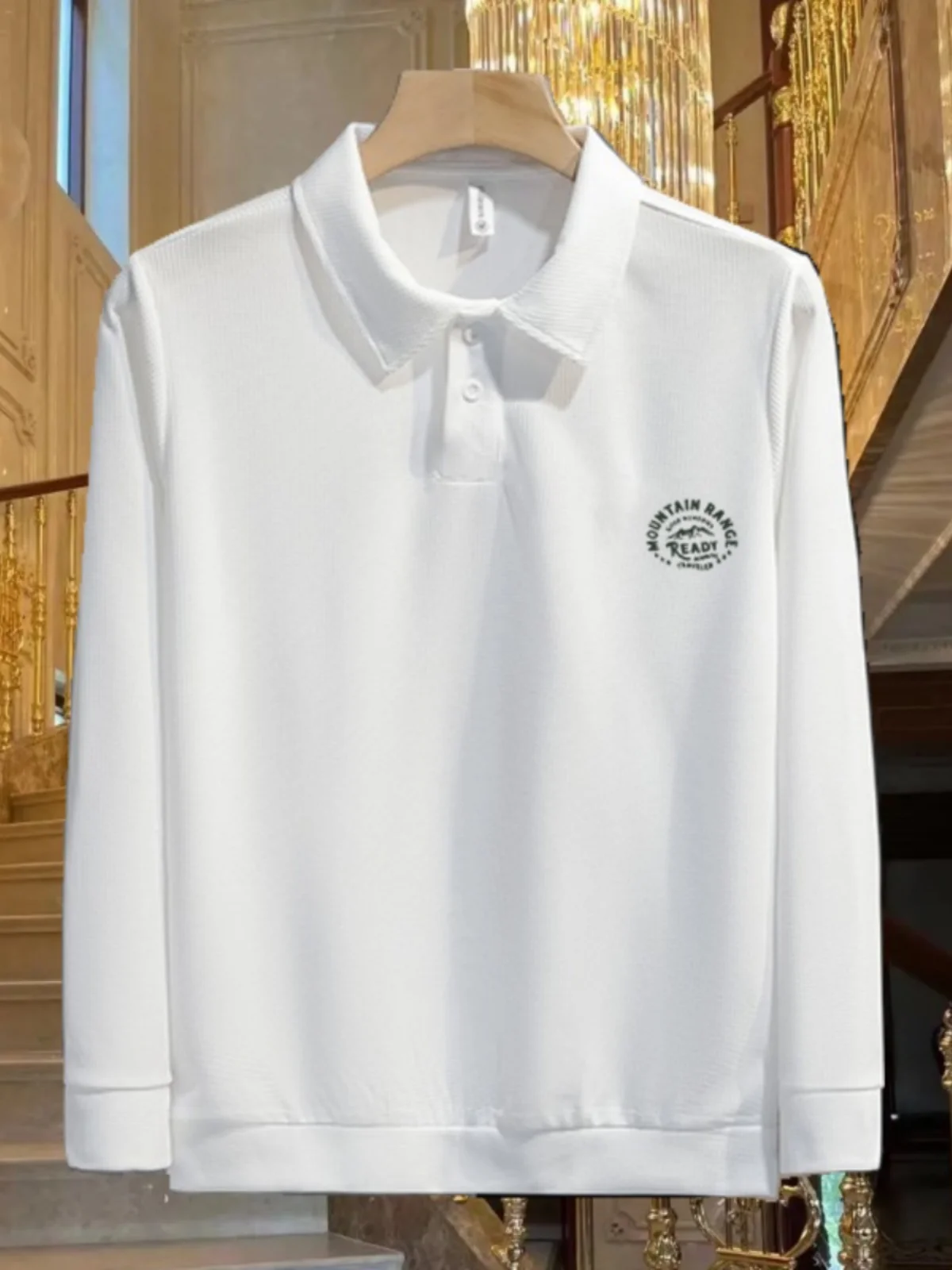 

Loose Collar Outerwear for Men And Women Spring Autumn Trendy Breathable Printed Long Sve Jaet Chinese Brand