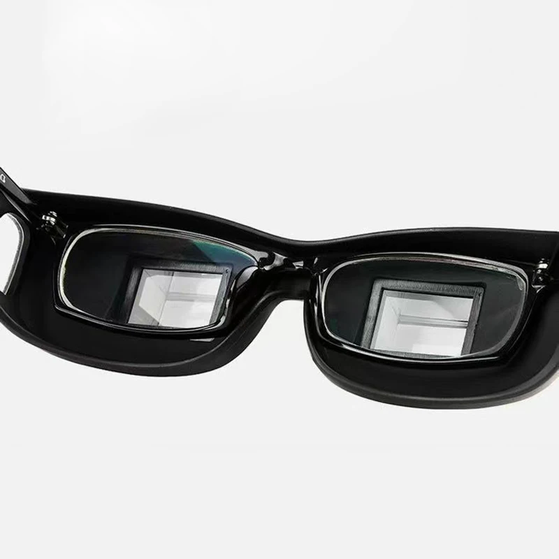 Lazy Eyeglasses Lazy Reading Glasses Prismatic Horizontal Glasses Lying Down Bed Reading Watching HD Readers Glasses