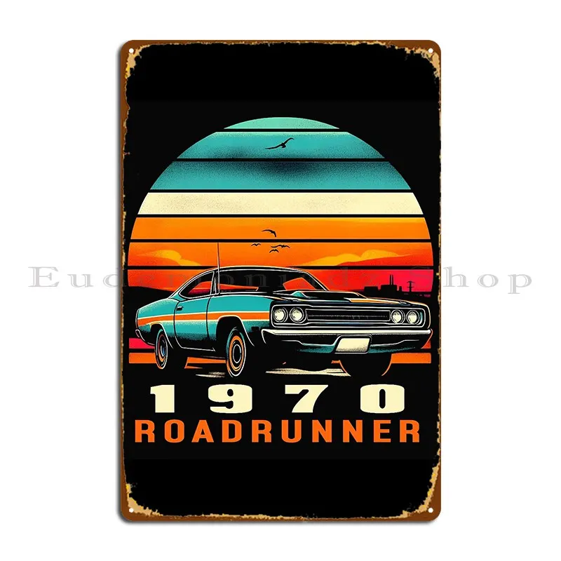 1970 Road Runner Metal Signs Wall Create Customize Print Pub Plates Tin Sign Poster