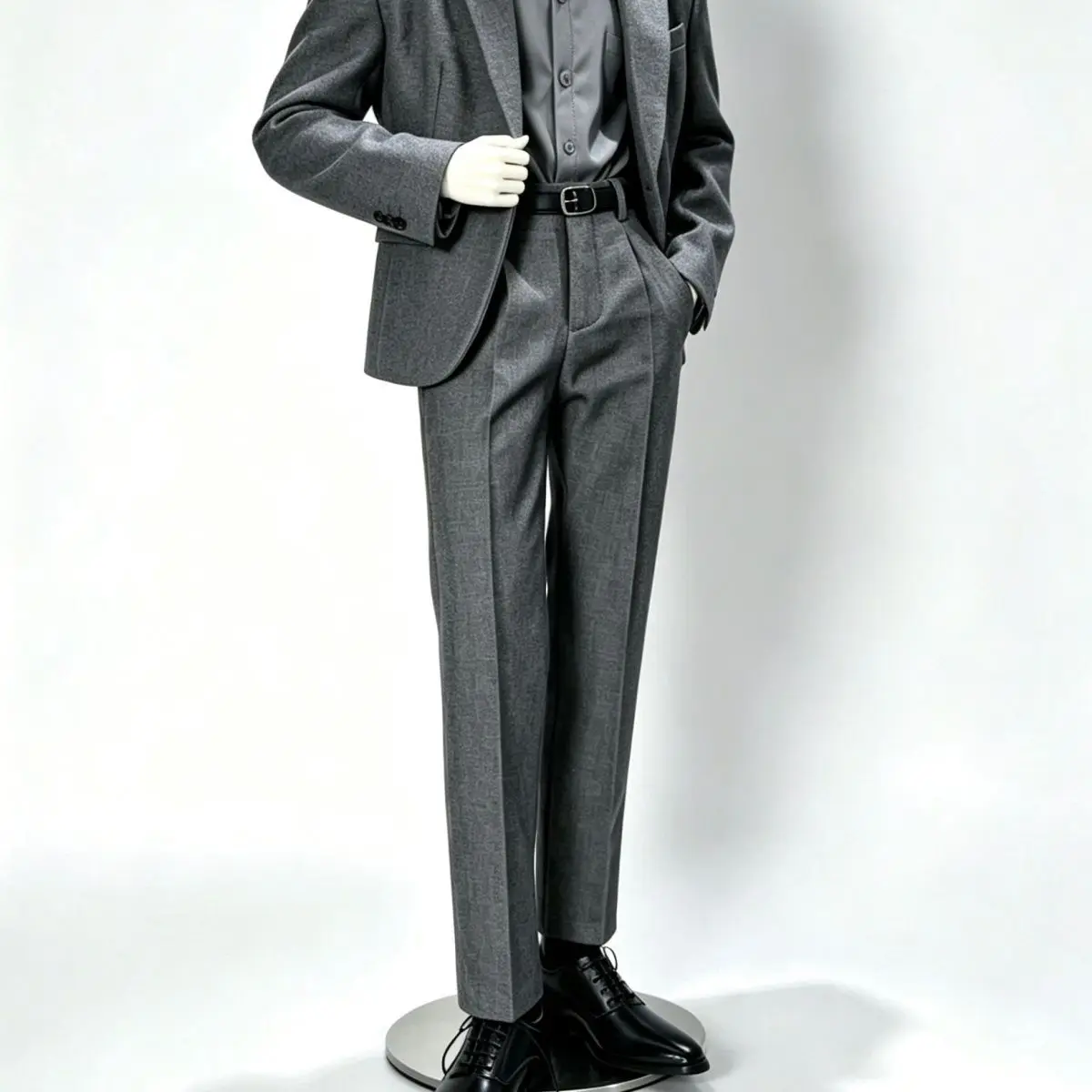 BJD 1/3 Uncle Doll Clothing Fashion Grey Suit Coat Shirt Pants Dress up Toy Suitable for 75cm Male BJD Doll Accessories No Doll