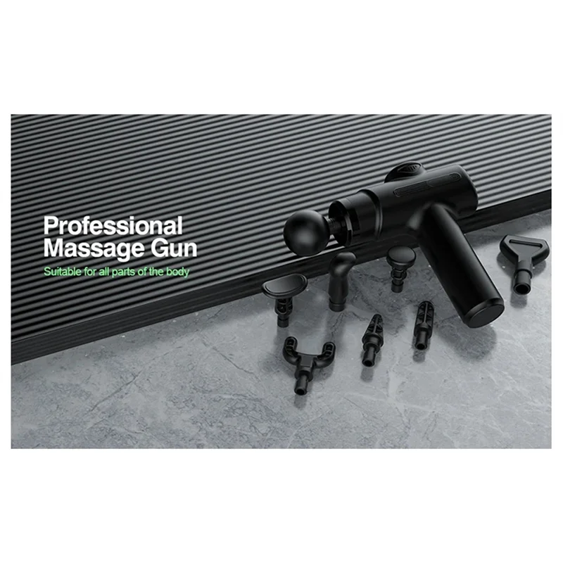 AA20-For Body Back Arm Sports Fitness Massage Gun 8 Head Electric Deep Tissue Facial Relaxing Machine For Body Back Arm Muscles