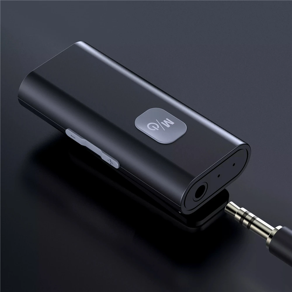 Siparnuo Bluetooth Receiver 5.0 3.5mm AUX Jack Audio Wireless Adapter for Car PC Headphones with Mic 3.5 Bluetooth 5.0 Receptor