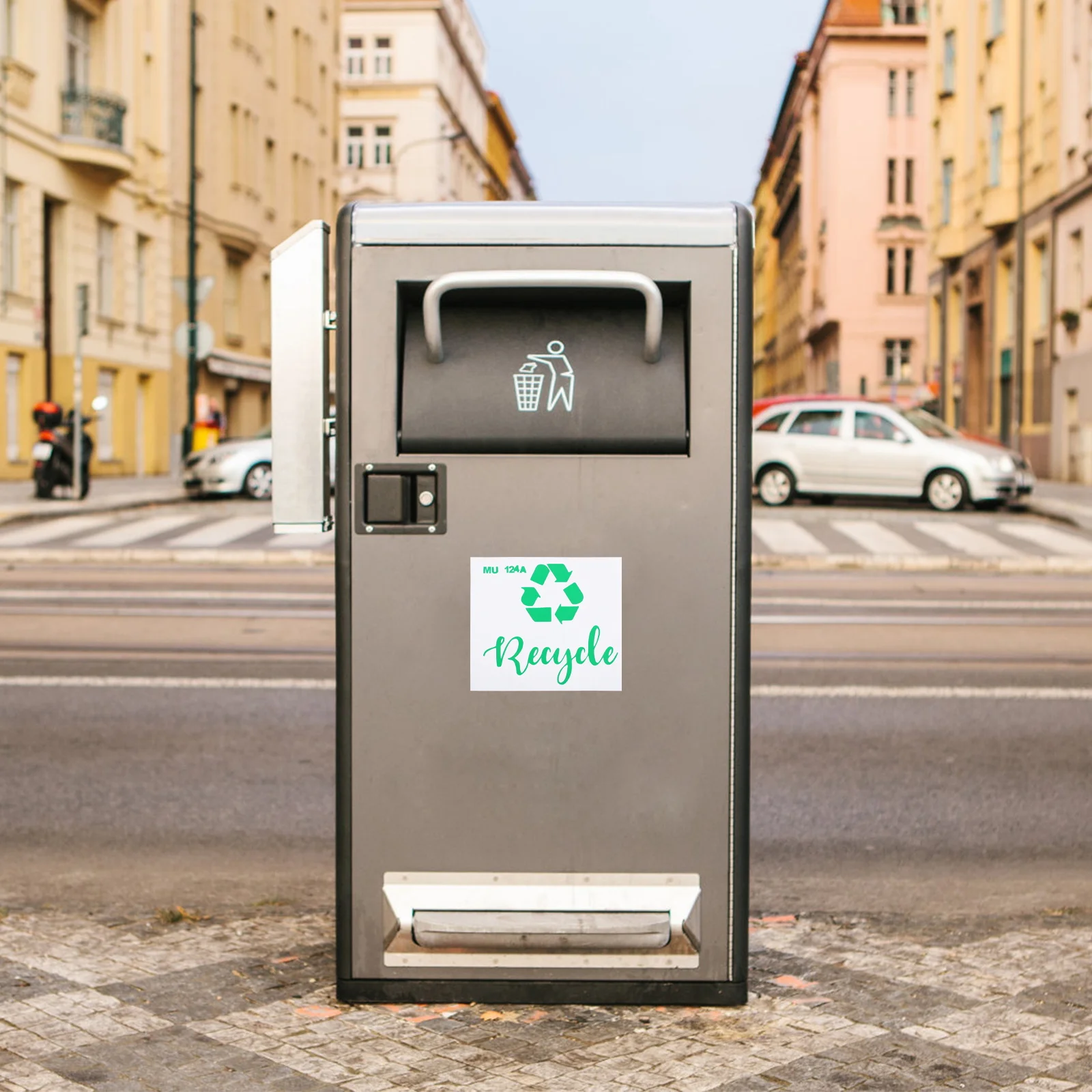 

Refuse Bin Labels Waste Container Decals Household Garbage Classification Stickers