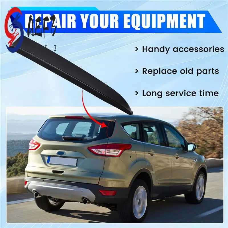 

AEF3-Rear Windshield Window Seal Cover Tailgate Trim For Ford Kuga Escape 2013-2019