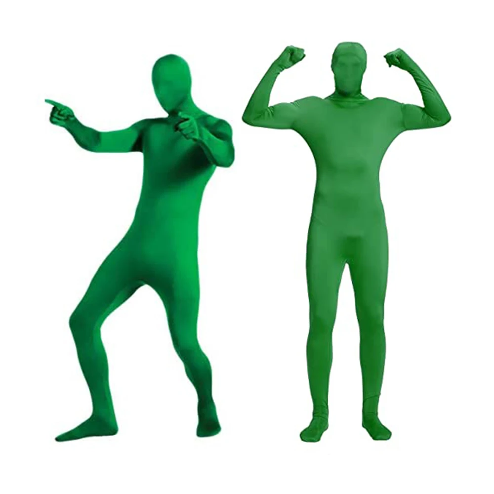 

Full Bodysuit Skin Photo Stretchy Body Green Screen Suit Video Chroma Key Comfortable Invisible Effect Photography Accessory