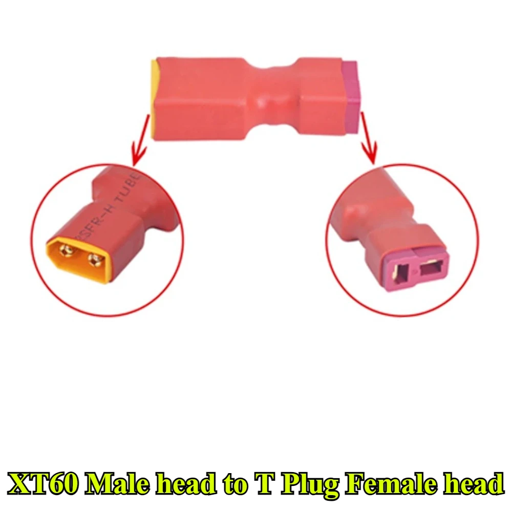 XT60 Male/Female to XT30/XT60/XT90/EC3/EC5/TRX/T Plug/Big Tamiya/4.0mm Banana Plug Connector Conversion Adapter for RC Battery view 5