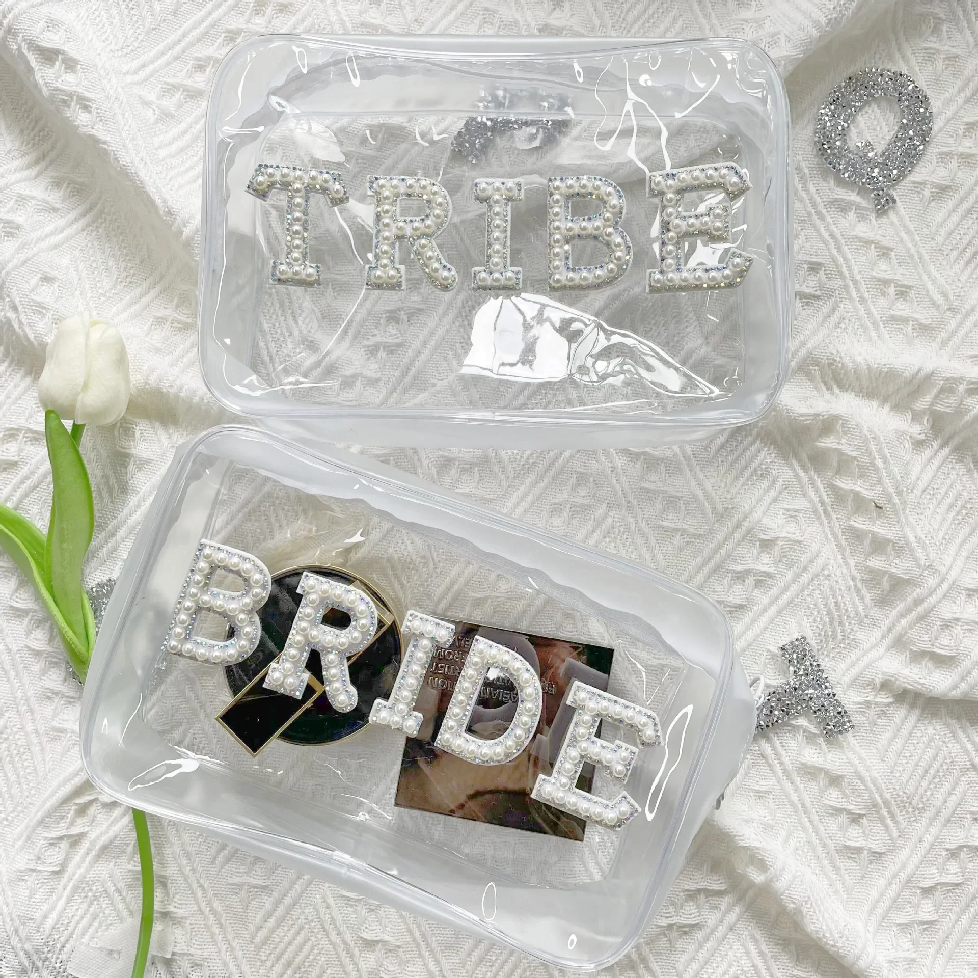 

Bride Bride Bride Makeup Bag Wedding Makeup Cosmetics Storage Wedding Travel Cosmetics Storage Bag Bridesmaid Gift Storage Bag