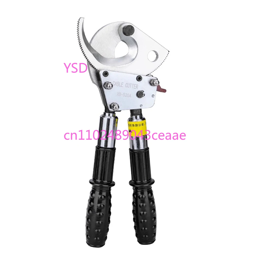 

XD520A Multi-Function Ratchet Cable Cutter Wire Rope Shear Steel Strand Cutting Pliers