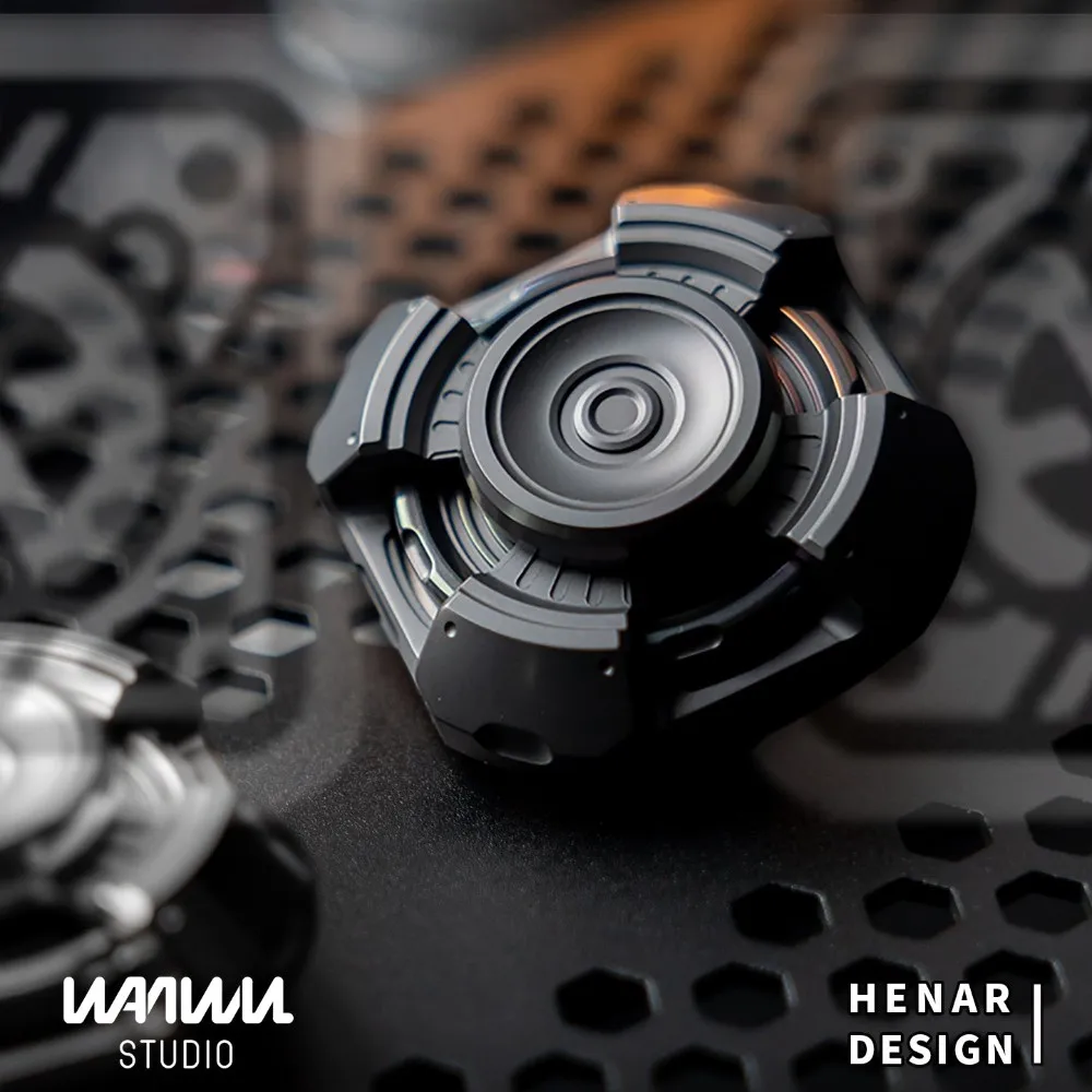 WANWU EDC Nfe transmetteur liaison Spinner Zirconium Fidget Spinner Fidget jouets pour adultes soulagement de l'anxiété Gadgets nouveauté jouet