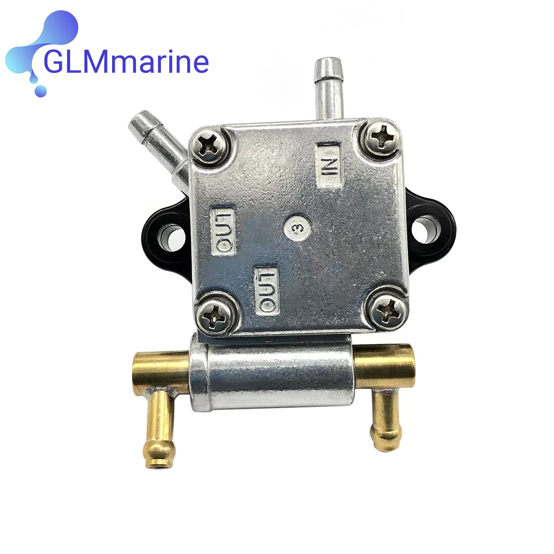 6AH-24410 Boat Engine Fuel Pump Assy 6AH-24410-00 for Yamaha Outboard 4-Stroke 15 20 HP Outboard Motor 6AH-24410-70 6AH-24410-71 image 5