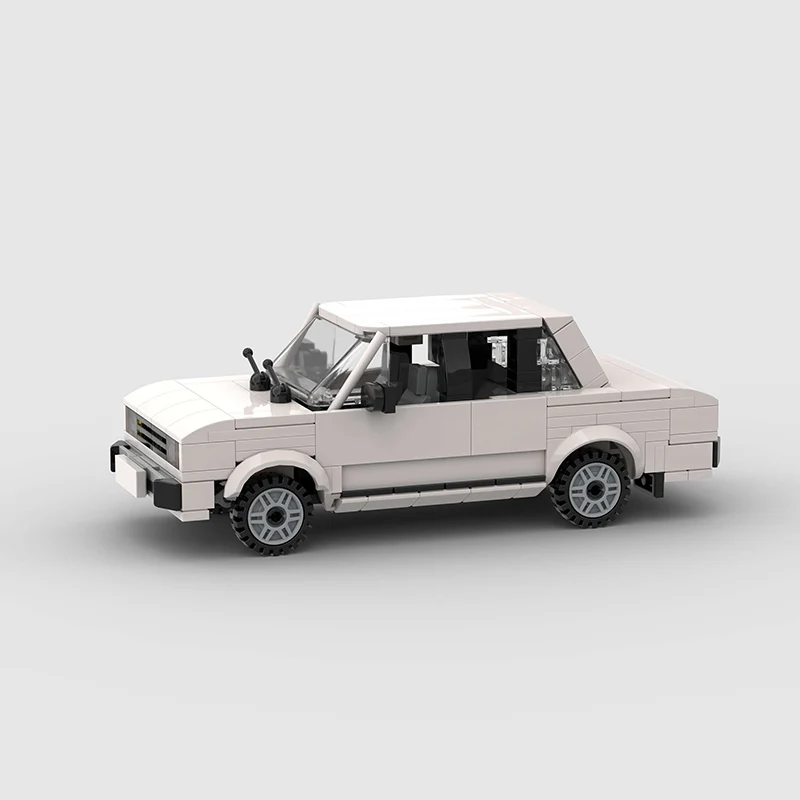 MOC Car VAZ Lada 2105 Racing Vehicle F1 Model Building Block Speed Champions Super Race brick Christmas Day Gift City Technical